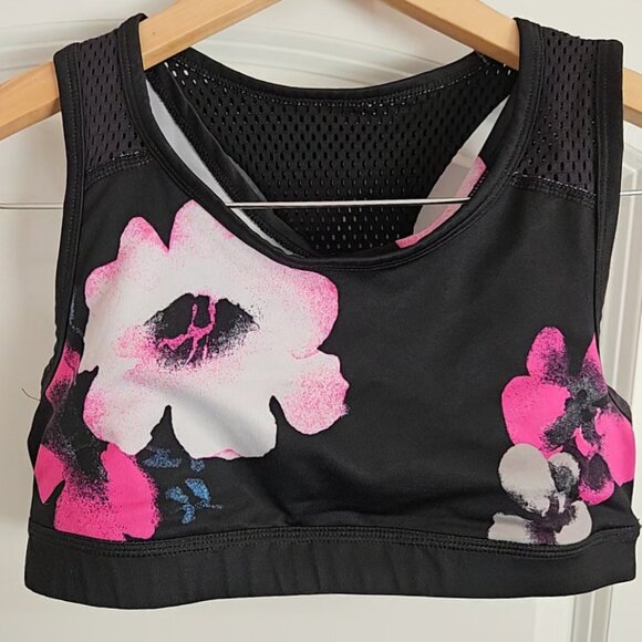Avia Floral Racerback Sports Bra - Picture 1 of 3